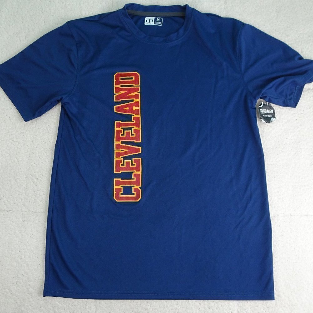 NWT Cleveland Basketball Blue Athletic Shirt Med
